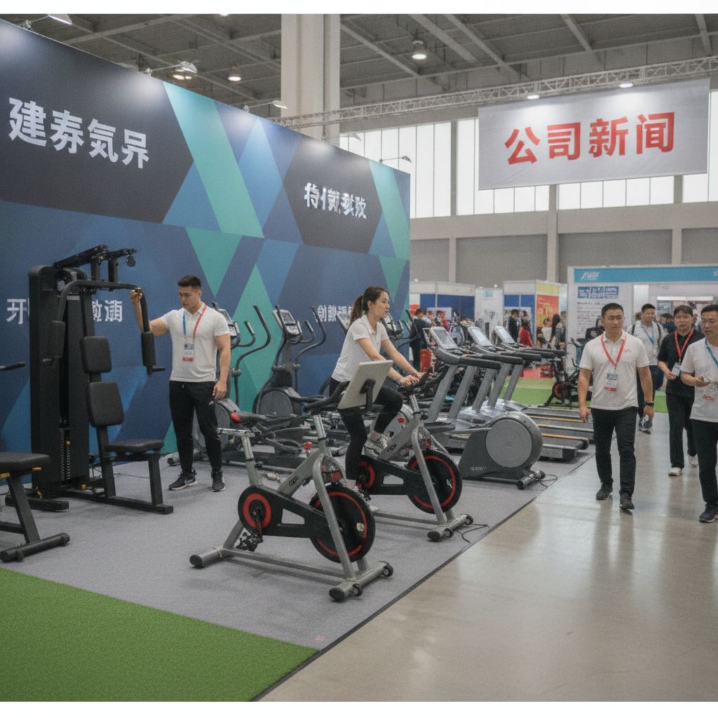 健身器材展示现场